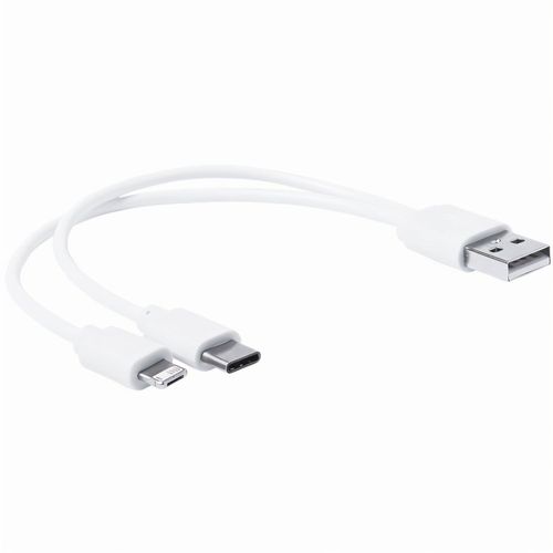 Ladegerätkabel Vitral (Art.-Nr. CA452129) - USB-Ladekabel mit USB-C- sowie Micro-USB...