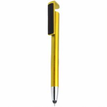 Kugelschreiber Halter Finex (gelb) (Art.-Nr. CA456099)