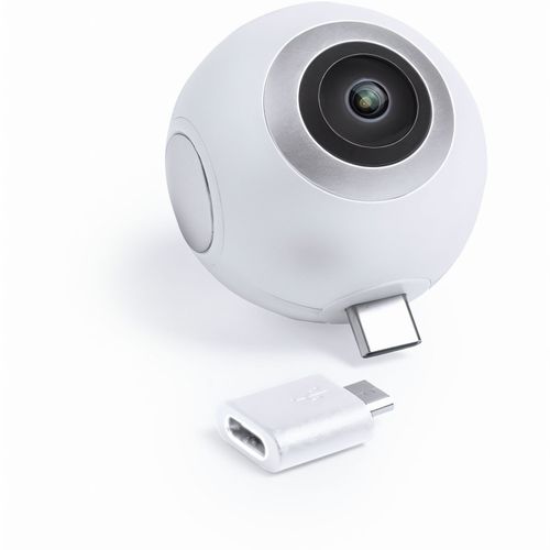 Kamera 360° Ribben (Art.-Nr. CA457674) - 360°-Kamera mit USB-C-Anschluss un...