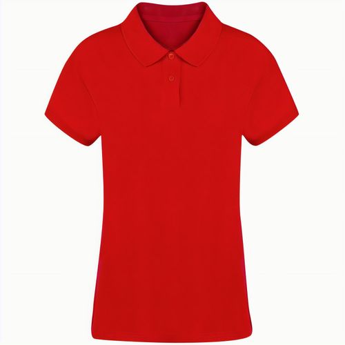 Erwachsene Frauen Farbe Polo-Shirt Koupan (Art.-Nr. CA473533) - Damen Kurzarm-Poloshirt aus 100% gekämm...