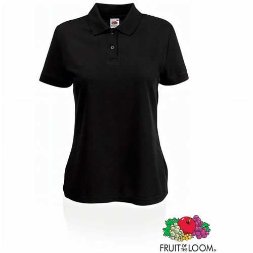 Frauen Polo-Shirt 65/ 35 (Art.-Nr. CA482191) - Damen-Poloshirt 65/35 von Fruit of the...