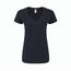 Frauen Farbe T-Shirt Iconic V-Neck (dunkel marineblau) (Art.-Nr. CA504393)
