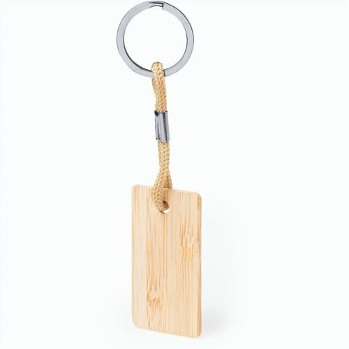 Schlüsselanhänger Recbam (Art.-Nr. CA514998) - Praktischer rechteckiger Schlüsselanhä...