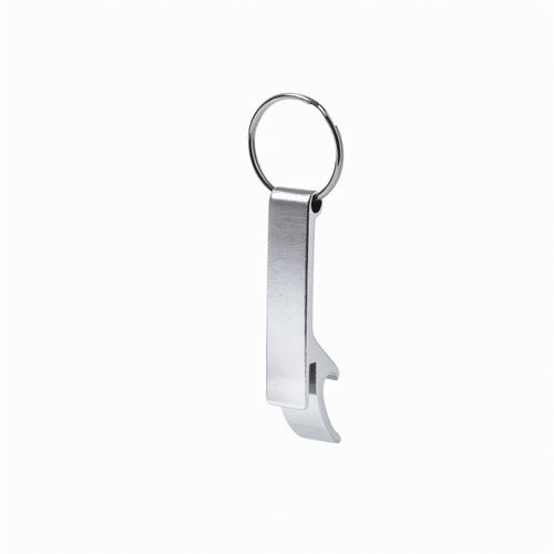 Schlüsselanhänger Flaschenöffner Stiked (Art.-Nr. CA529640) - Schlüsselanhänger mit Aluminiumgehäus...