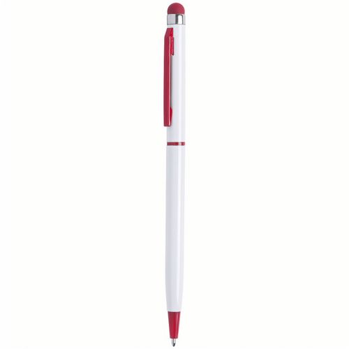 Kugelschreiber Pointer Duser (Art.-Nr. CA536813) - Dreh-Kugelschreiber mit weißem Aluminiu...