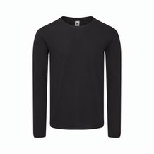 Iconic Long Sleeve T Erwachsene Farbe T-Shirt [Gr. M] (schwarz) (Art.-Nr. CA540324)