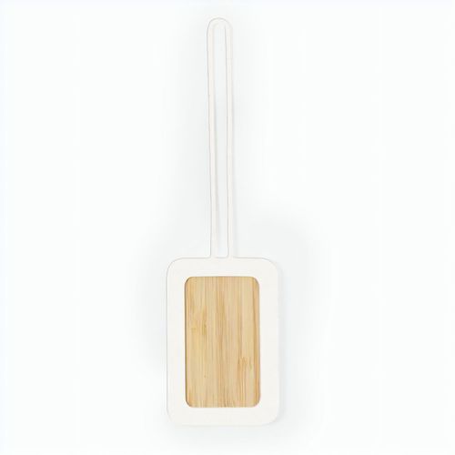 Kofferanhänger Holda (Art.-Nr. CA543827) - Gepäckanhänger aus Bambus und geädert...