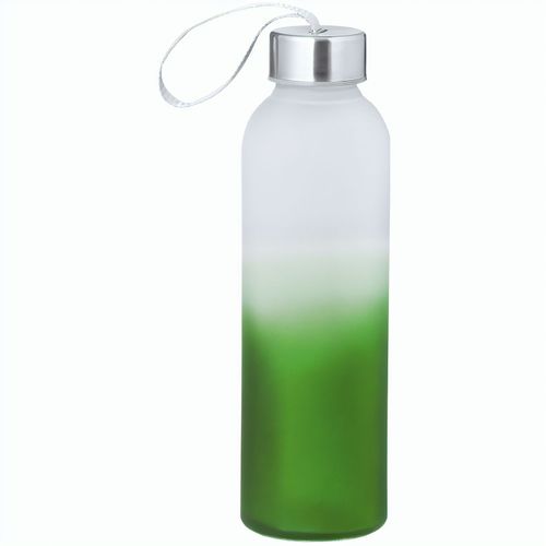 Trinkflasche Nortalik (Art.-Nr. CA547798) - Flasche aus Glas und rostfreiem Stahl...