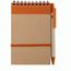 Notizbuch Ecocard (orange) (Art.-Nr. CA568733)