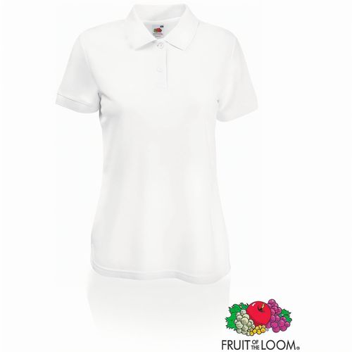 Frauen Polo-Shirt 65/ 35 (Art.-Nr. CA599992) - Damen-Poloshirt 65/35 von Fruit of the...