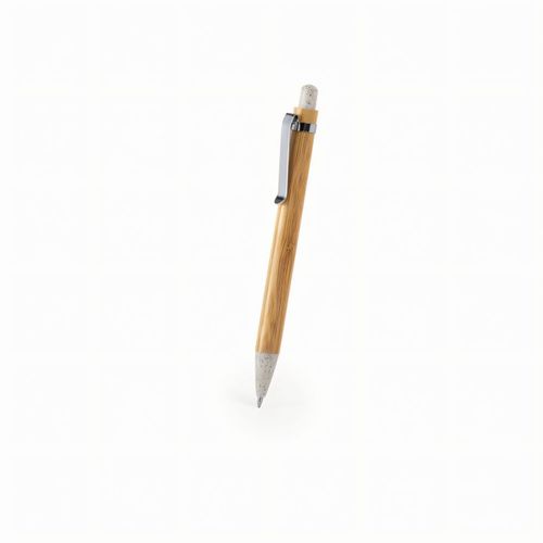Kugelschreiber Trepol (Art.-Nr. CA600889) - Naturlinie, Kugelschreiber mit Druckmech...