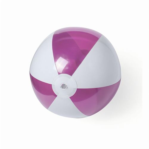 Strandball Zeusty (Art.-Nr. CA608000) - Aufblasbarer PVC-Ball mit zweifarbigem...