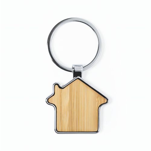 Schlüsselanhänger Cutum (Art.-Nr. CA612975) - Schlüsselanhänger in Form eines Hauses...
