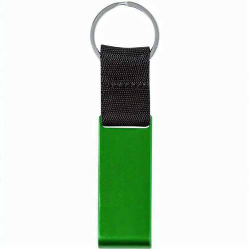 Schlüsselanhänger Halter Fique (Art.-Nr. CA646134) - Schlüsselanhänger aus recyceltem Alumi...
