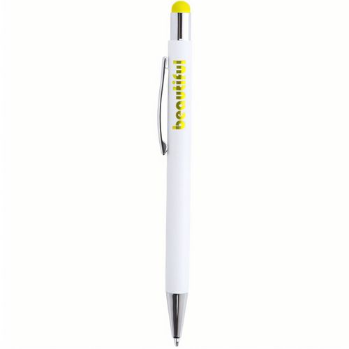 Kugelschreiber Pointer Woner (Art.-Nr. CA652887) - Druck-Kugelschreiber mit Stylus aus...