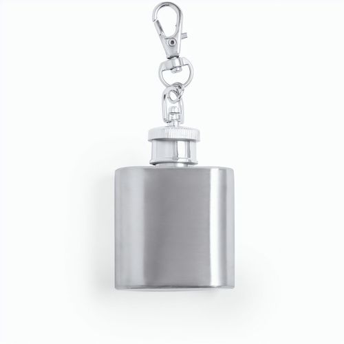 Schlüsselanhänger Flachmann Deneb (Art.-Nr. CA679408) - Handlicher Flaschenschlüsselanhäng...