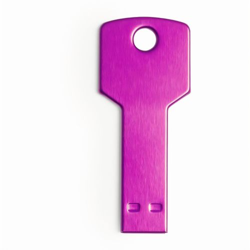 USB Speicher Fixing 16GB (Art.-Nr. CA688949) - USB-Stick in Schlüssel-Form aus glänze...