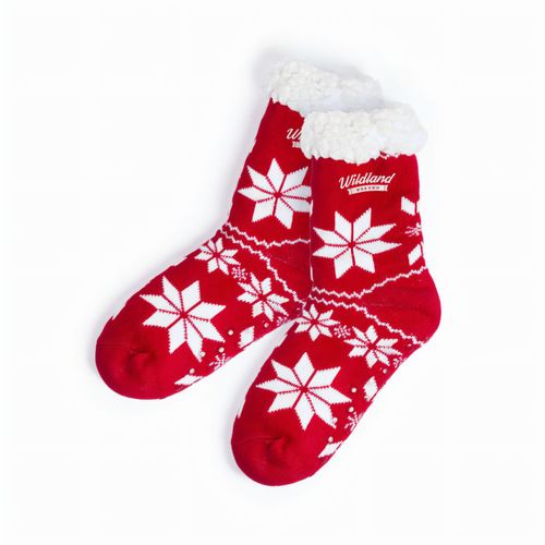 Socken Camiz (Art.-Nr. CA712249) - Haus-Antirutschsocken mit Weihnachtsmoti...