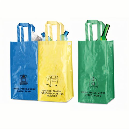 Taschen Set Lopack (Art.-Nr. CA725662) - Set aus 3 Recycling-Beuteln aus robustem...