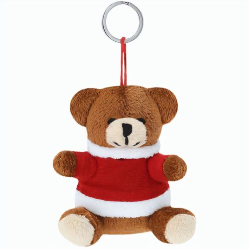 Schlüsselanhänger Teddy Cardix (Art.-Nr. CA727811) - Weiche Teddybär-Schlüsselanhänger mit...