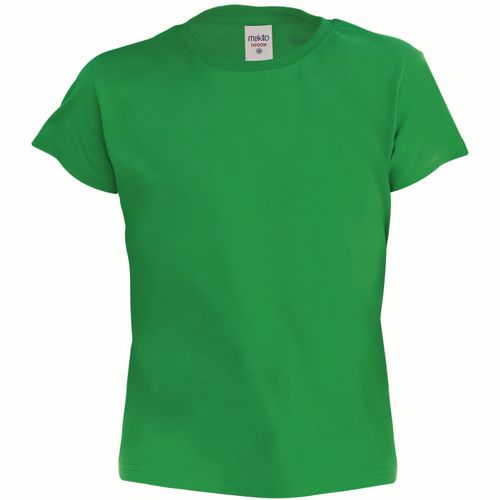 Kinder Farbe T-Shirt Hecom (Art.-Nr. CA728225) - T-Shirt für Kinder aus 100 % Baumwoll...