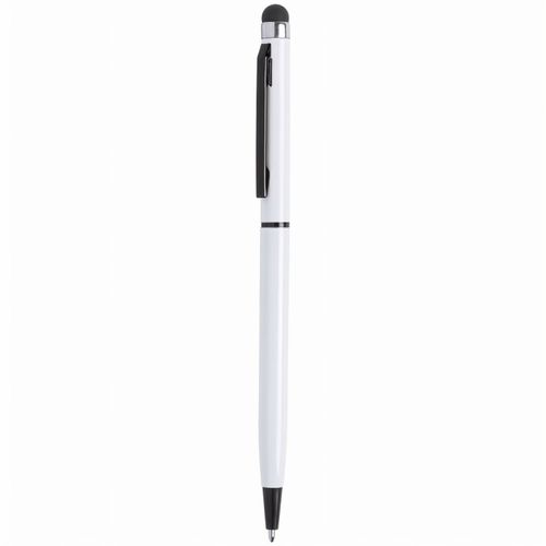 Kugelschreiber Pointer Duser (Art.-Nr. CA731436) - Dreh-Kugelschreiber mit weißem Aluminiu...