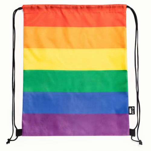 Rucksack Marsha (Art.-Nr. CA747738) - Mehrfarbiger Rainbow-Rucksack mit...