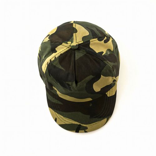 Camouflage Mütze Rambo (Art.-Nr. CA754376) - Baseball Cap im 5-Panel-Stil aus 100 %...