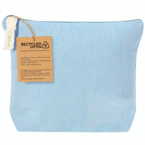 Kosmetik Tasche Belix (Art.-Nr. CA761672) - Tasche aus recycelter Baumwolle. Hauptfa...
