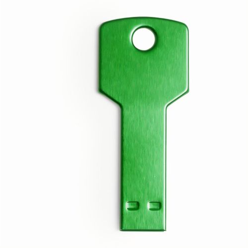 USB Speicher Fixing 16GB (Art.-Nr. CA762735) - USB-Stick in Schlüssel-Form aus glänze...