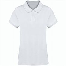 Erwachsene Frauen Weiß Polo-Shirt Koupan (Weiss) (Art.-Nr. CA764060)