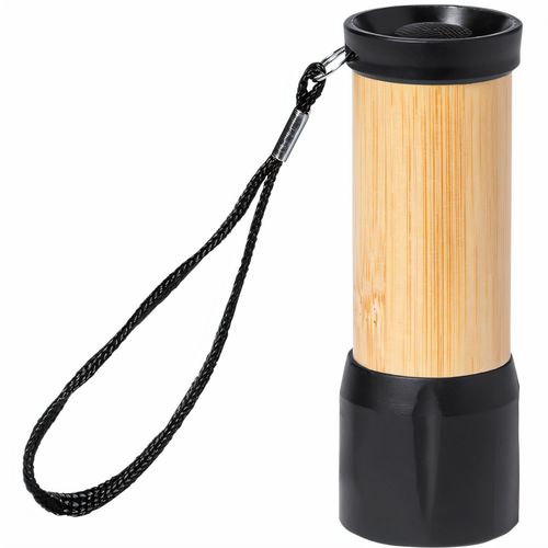 Lampe Freddie (Art.-Nr. CA766097) - Taschenlampe aus Bambus und robustem...