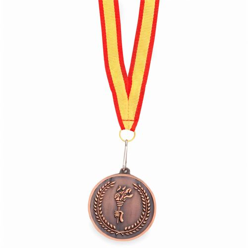 Medaille Corum (Art.-Nr. CA771815) - Metall-Medaille mit Polyesterband mit...