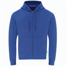 Erwachsene Sweatshirt mit Kapuze + Reißverschluss Walder (blau) (Art.-Nr. CA775210)