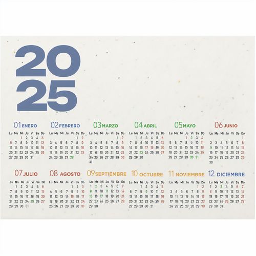 Samen Tischkalender Koryo (Art.-Nr. CA779684) - Pflanzbarer Kalender aus Samenpapier....