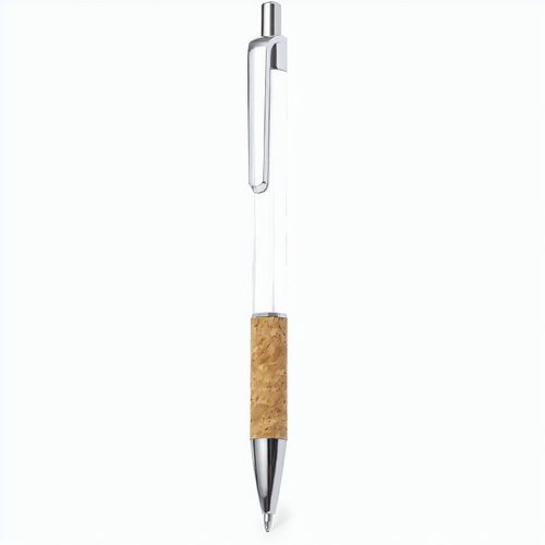 Kugelschreiber Zenet (Art.-Nr. CA790457) - Stilvoller Kugelschreiber aus Kork und...