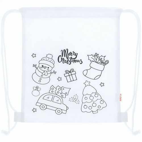 Rucksack Taky (Art.-Nr. CA794445) - Weihnachtsrucksack für Kinder aus Vlies...