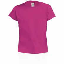 Kinder Farbe T-Shirt Hecom (fuchsie) (Art.-Nr. CA800300)