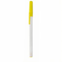 Kugelschreiber Elky (weiß / gelb) (Art.-Nr. CA835960)