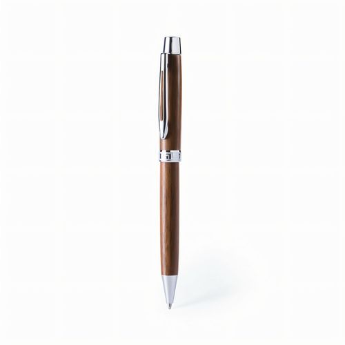 Kugelschreiber Lobart (Art.-Nr. CA844893) - Nature Line Kugelschreiber mit nussbaumf...