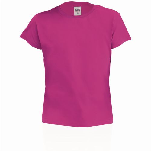 Kinder Farbe T-Shirt Hecom (Art.-Nr. CA848236) - T-Shirt für Kinder aus 100 % Baumwoll...