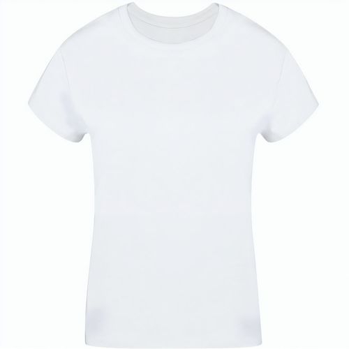 Erwachsene Frauen Weiß T-Shirt Seiyo (Art.-Nr. CA856592) - Damen T-Shirt aus weicher 100% Baumwolle...