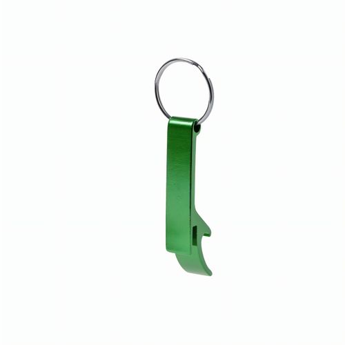 Schlüsselanhänger Flaschenöffner Stiked (Art.-Nr. CA861930) - Schlüsselanhänger mit Aluminiumgehäus...