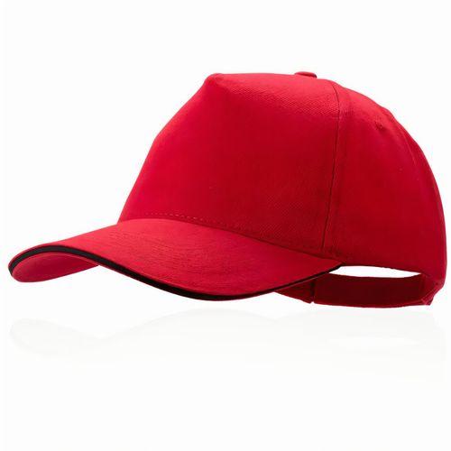 Mütze Kisse (Art.-Nr. CA868611) - Baseball Cap im 5-Panel-Stil aus 100 %...