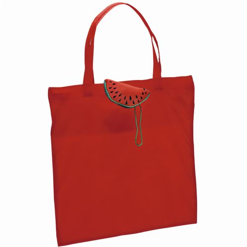 Faltbare Tasche Velia (Art.-Nr. CA874101) - Faltbare Tasche mit fröhlichem Fruchtde...
