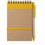 Notizbuch Ecocard (gelb) (Art.-Nr. CA888357)