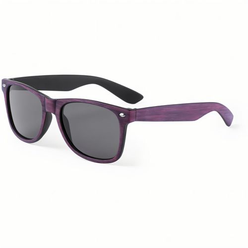 Sonnenbrille Leychan (Art.-Nr. CA901423) - Trendige Sonnenbrille mit Holzdesign-Rah...