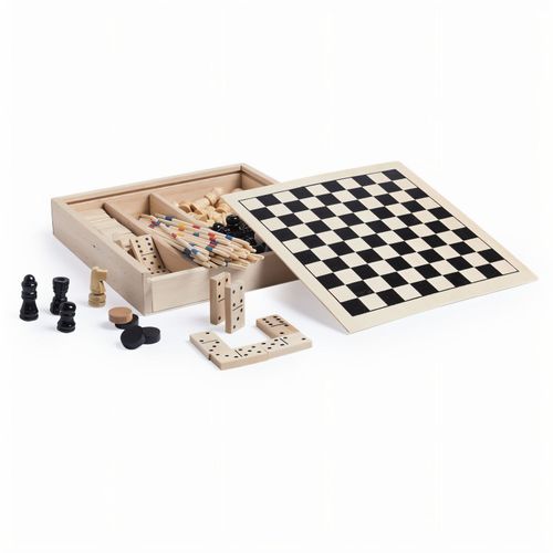 Spiel Set Xigral (Art.-Nr. CA905999) - Sets aus verschiedenen Holzspielen:...
