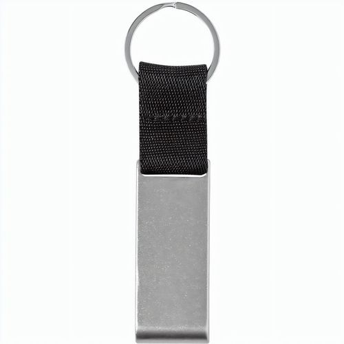 Schlüsselanhänger Halter Fique (Art.-Nr. CA921077) - Schlüsselanhänger aus recyceltem Alumi...