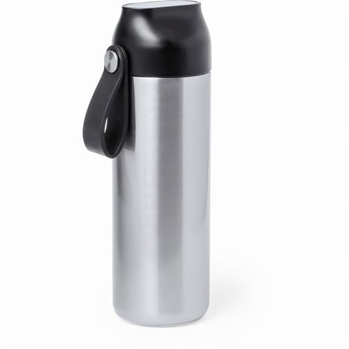Wärme Flasche Troy (Art.-Nr. CA932376) - Doppelwandige Thermosflasche aus Edelsta...